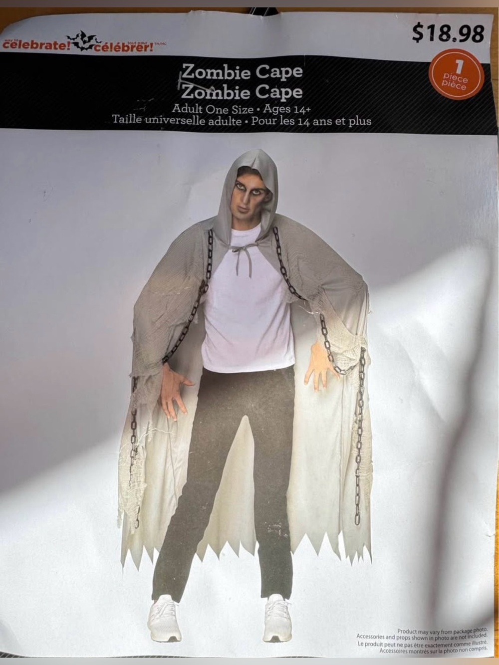 Adult zombie cape - Halloween costume